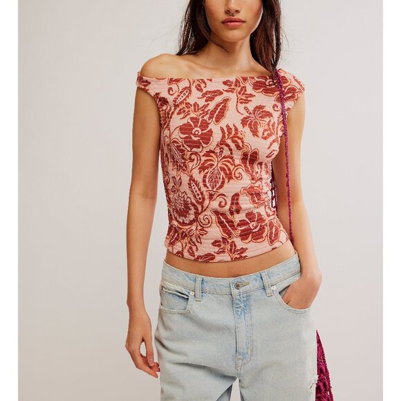 Free People Tops - 🎉LAST CHANCE🎉 FREE PEOPLE Shea Top / Apricot Combo